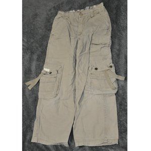 OTB boys tan denim cargo pants jeans size 10 regular (63)